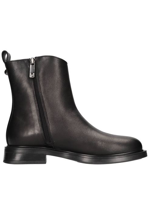 Stivaletti in pelle LORENZO MARI | CARLA 09 VIT.NERO